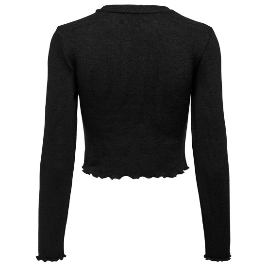 Only Γυναικεία μακρυμάνικη μπλούζα crop Only Γυναικεία μακρυμάνικη μπλούζα crop